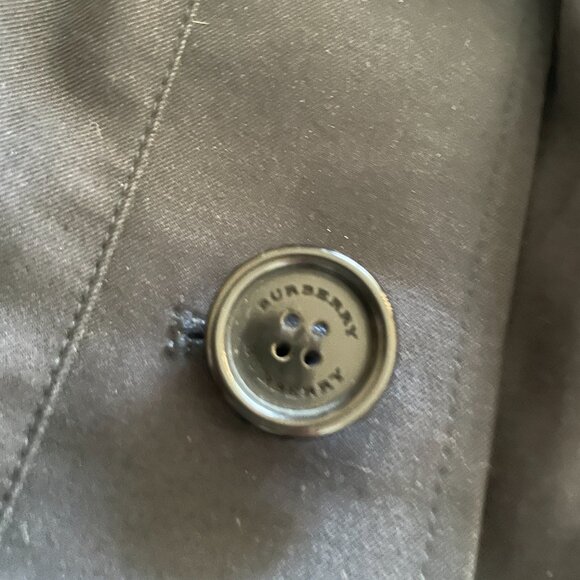 Burberry Navy Blue Trench coat size 50 - Picture 5 of 10